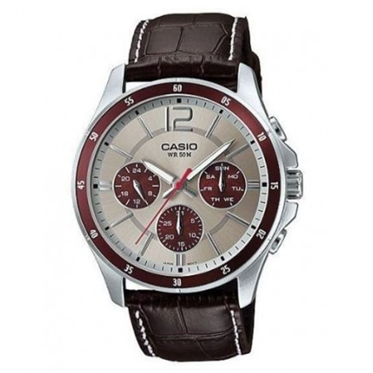 MONTRE CASIO HOMME M.FONCTION CUIR